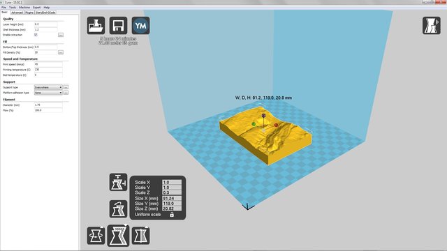 modification valeur Z de 1.0 à 0.3