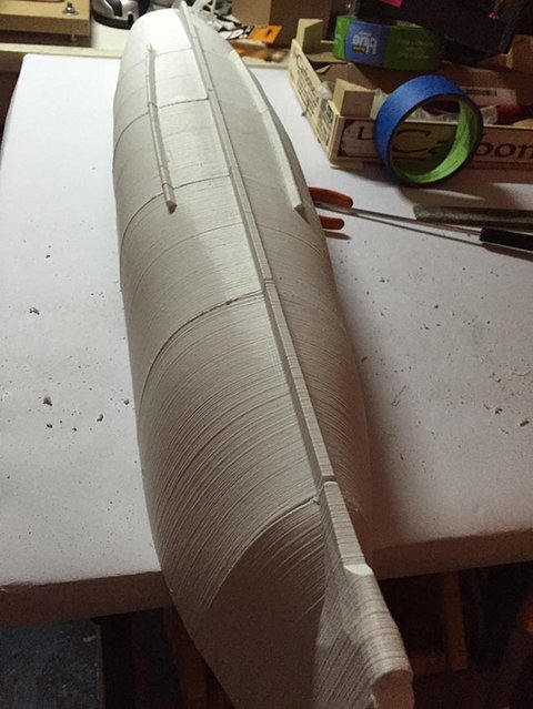 coque calypso brute.jpg (97.15 Kio) Consulté 8322 fois voila la coque brute avec les joints formant des saillies